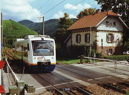 Denkmalgeschütztes Bahnwärterhaus an der Schwarzwaldbahn